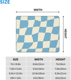 11 Checkered Mouse Pad,Blue Mouse Pad,Boho Mouse Pad,Aesthetic Mouse Pad,Retro Mouse Pad,Cute Mouse Pad,Small Mouse Pad,8.3 * 10.3 Inches