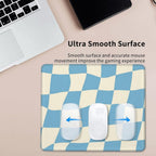 11 Checkered Mouse Pad,Blue Mouse Pad,Boho Mouse Pad,Aesthetic Mouse Pad,Retro Mouse Pad,Cute Mouse Pad,Small Mouse Pad,8.3 * 10.3 Inches
