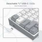 K617 Wired 60% Compact Hot-Swap RGB Gaming Mechanical Keyboard