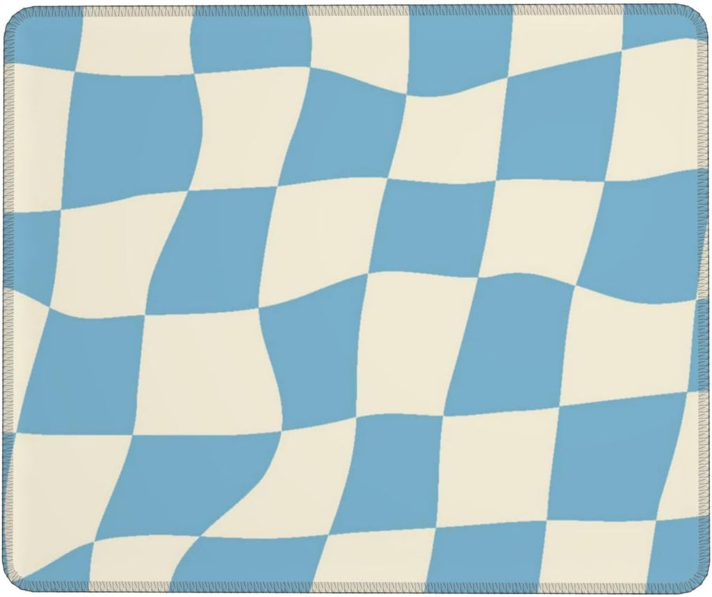 11 Checkered Mouse Pad,Blue Mouse Pad,Boho Mouse Pad,Aesthetic Mouse Pad,Retro Mouse Pad,Cute Mouse Pad,Small Mouse Pad,8.3 * 10.3 Inches
