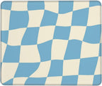 11 Checkered Mouse Pad,Blue Mouse Pad,Boho Mouse Pad,Aesthetic Mouse Pad,Retro Mouse Pad,Cute Mouse Pad,Small Mouse Pad,8.3 * 10.3 Inches