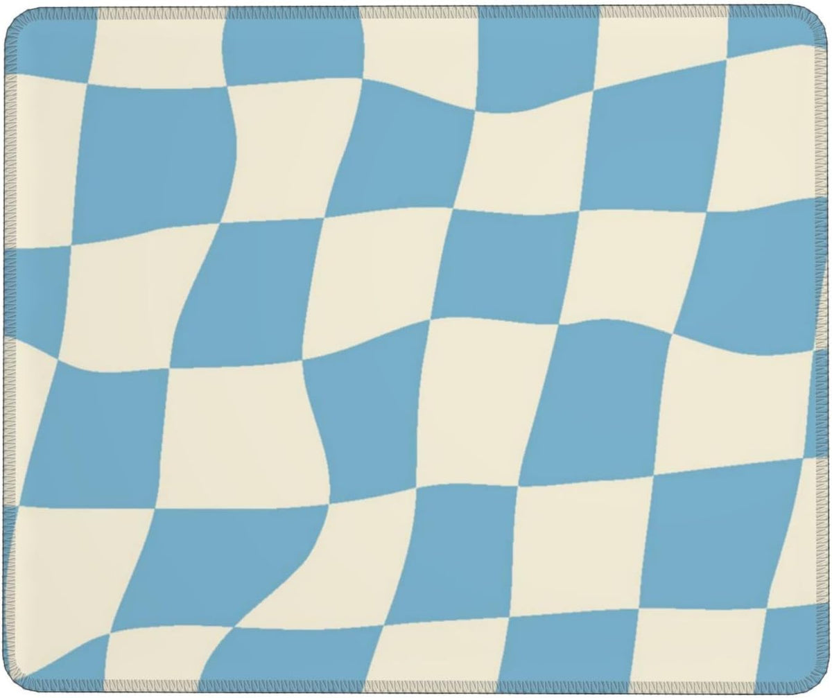 11 Checkered Mouse Pad,Blue Mouse Pad,Boho Mouse Pad,Aesthetic Mouse Pad,Retro Mouse Pad,Cute Mouse Pad,Small Mouse Pad,8.3 * 10.3 Inches