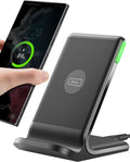 Wireless Charger, 15W Fast Wireless Charging Phone Station with LED