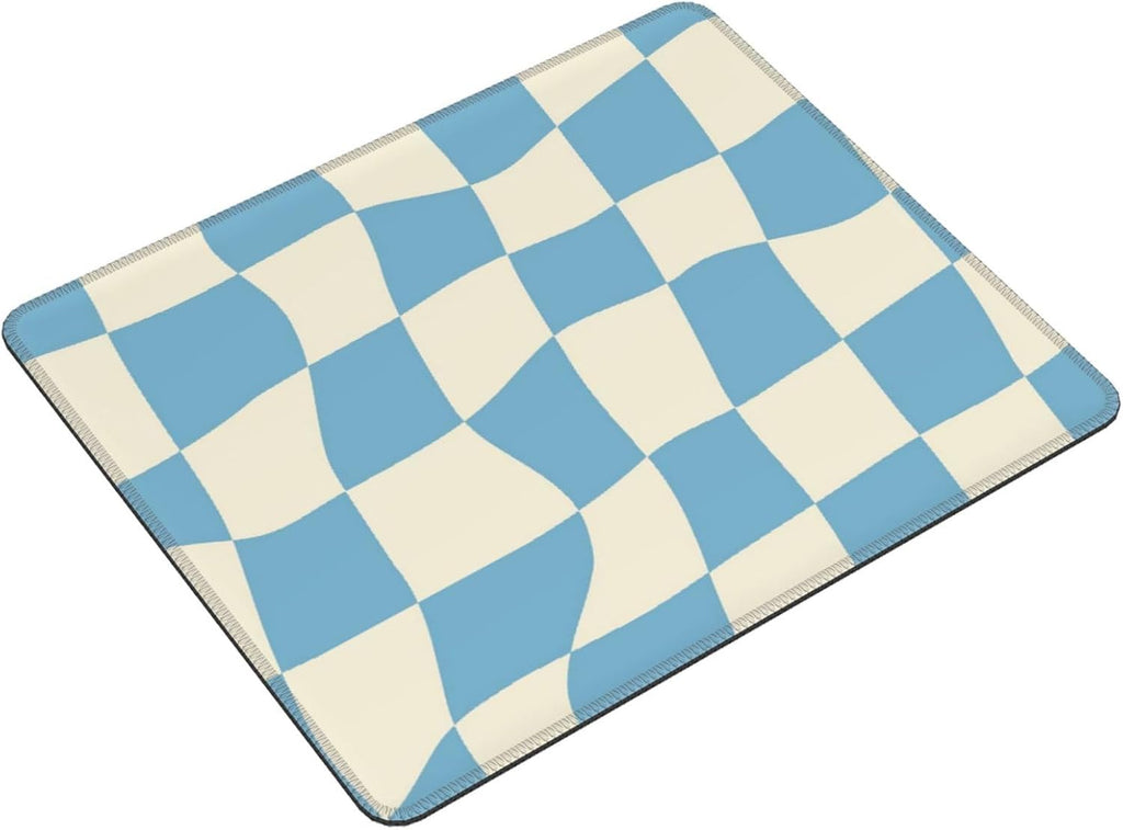 11 Checkered Mouse Pad,Blue Mouse Pad,Boho Mouse Pad,Aesthetic Mouse Pad,Retro Mouse Pad,Cute Mouse Pad,Small Mouse Pad,8.3 * 10.3 Inches