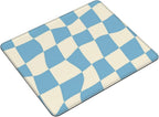 11 Checkered Mouse Pad,Blue Mouse Pad,Boho Mouse Pad,Aesthetic Mouse Pad,Retro Mouse Pad,Cute Mouse Pad,Small Mouse Pad,8.3 * 10.3 Inches
